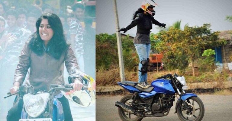 Meet Akhitha – The Lioness In Bike Stunts From The God’s Own Country